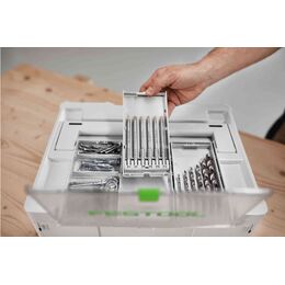 Festool Systainer3 SYS 2 Medium 187mm x 396mm with Storage Lid (577347)