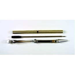 Fancy Slimline Pen Kits (Satin Chrome)