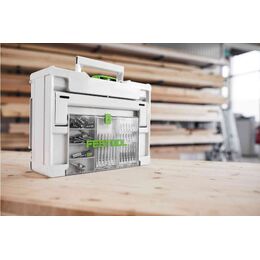 Festool Systainer3 SYS 2 Medium 187mm x 396mm with Storage Lid (577347)