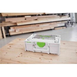 Festool Systainer3 SYS 2 Medium 187mm x 396mm with Storage Lid (577347)