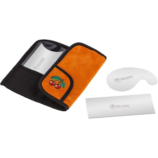 3-pce Cabinet Scraper Set - With Leather Wallet