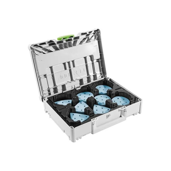 Festool Granat Abrasive Systainer Set 6 Hole for RO 90 (578196)