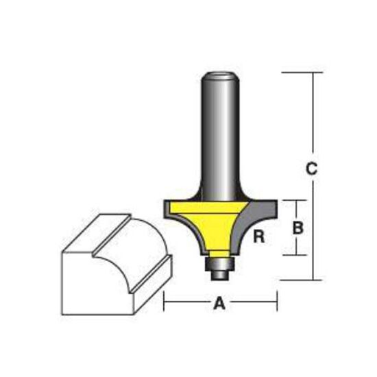 Econocut EY608B 1/2" Beading Router Bits