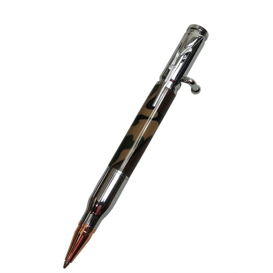Bolt Action Pen Kits (Chrome - Made in Taiwan)